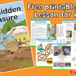 The Parable Of The Hidden Treasure   Bible Lesson For Kids Inside Finding Hidden Treasure Printable