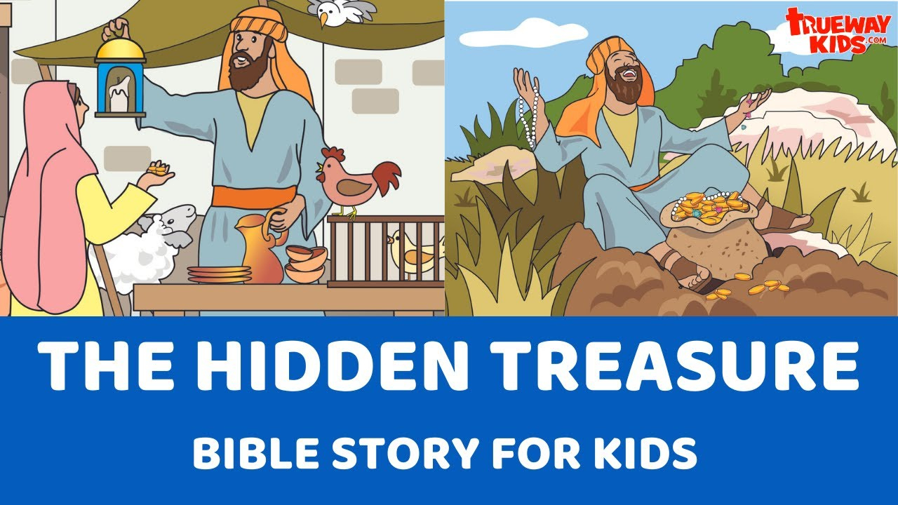 The Parable Of The Hidden Treasure - Bible Story For Kids in Bible Story Hidden Pictures