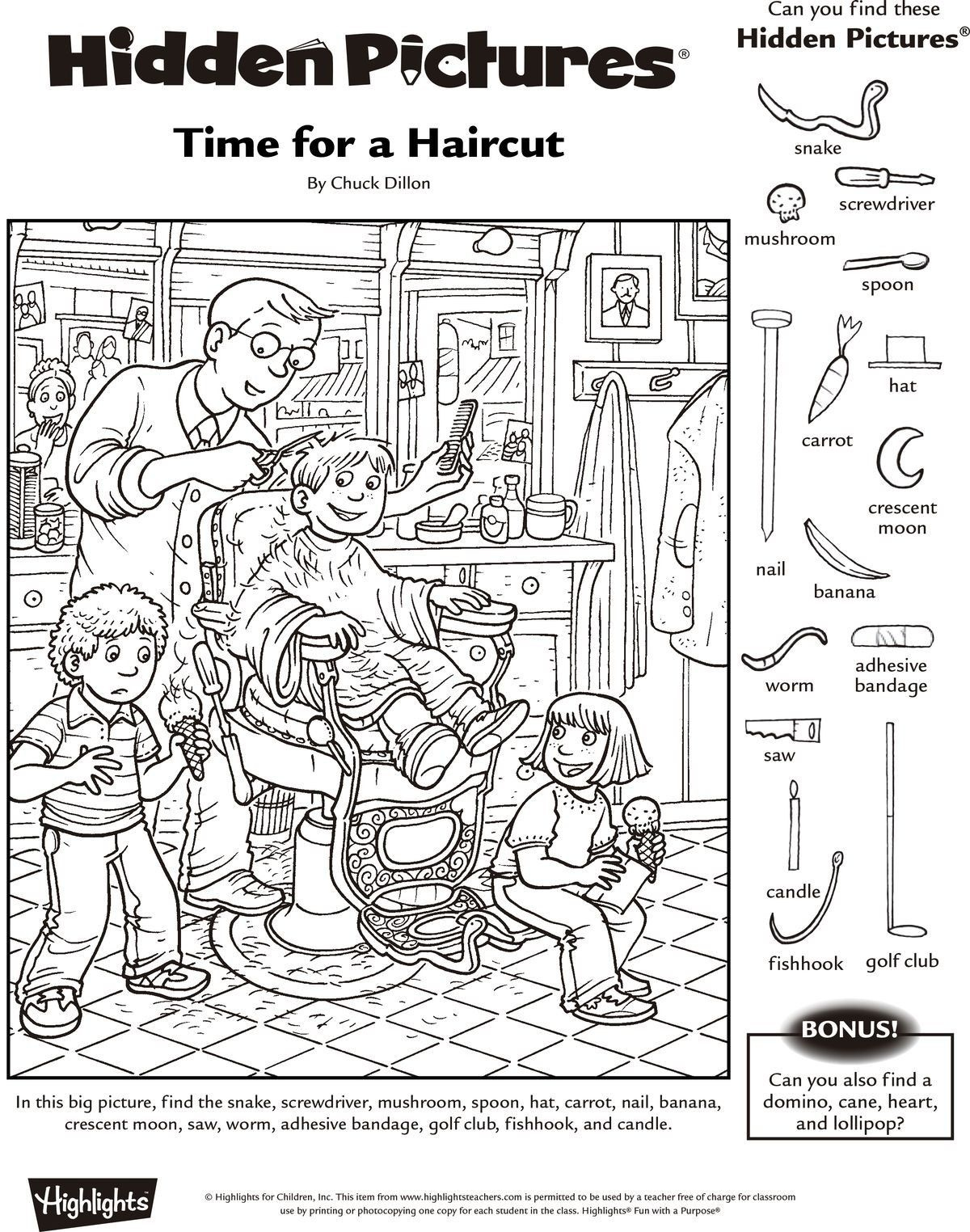 Thích Ngắm Adlı Kullanıcının Games Panosundaki Pin | Nesneler with regard to Hidden Pictures Time For A Haircut Answers