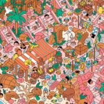 Two Dots | Illustration | Gaming | Dan Woodger | Dan Woodger With Hidden Pictures In Dots