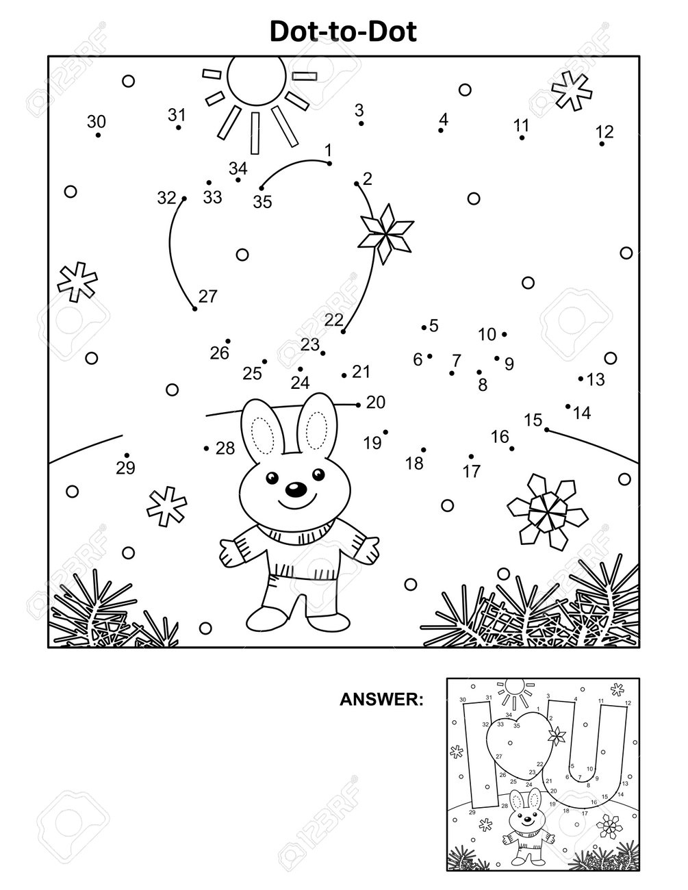 Valentine&amp;#039;S Day Dot-To-Dot Hidden Picture Puzzle And Coloring Page for Dot Puzzles Hidden Pictures