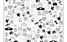 Valentine'S Day I Spy Printable - Cute &amp; Free | Saturdaygift regarding Valentines Day Hidden Pictures Printable