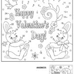 Valentine'S Day Themed Connect The Dots Picture Puzzle And In Valentines Day Hidden Pictures