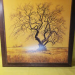 Vintage Margaret Gare Barks "Tree Of Life" Lithograph Print, Wood Framed  Margaret Gare Barks Tree Of Life Lithograph Print Throughout Gare Barks Tree Of Life Hidden Pictures
