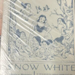 Vintage Walt Disney’s Snow White Hidden Pictures Page Plastic Wrap On  Cardboard Throughout Walt Disney Hidden Pictures