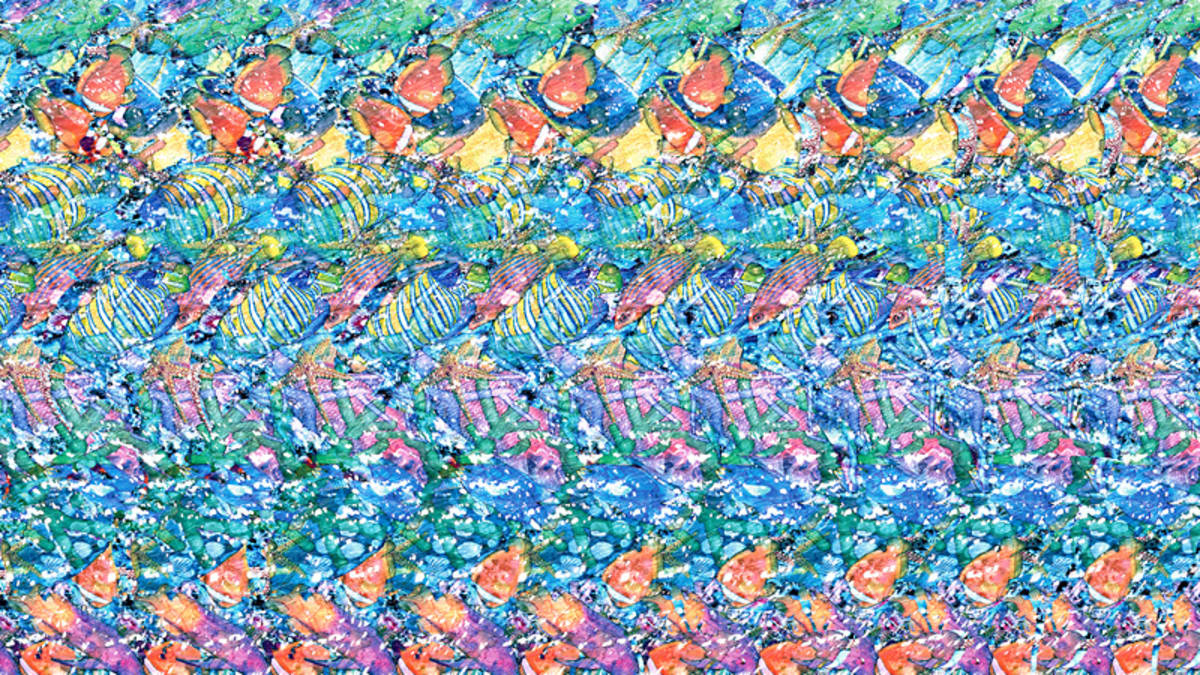 When Magic Eye Pictures Ruled The World—And Frustrated Millions Of inside Magic Eye Puzzle Images