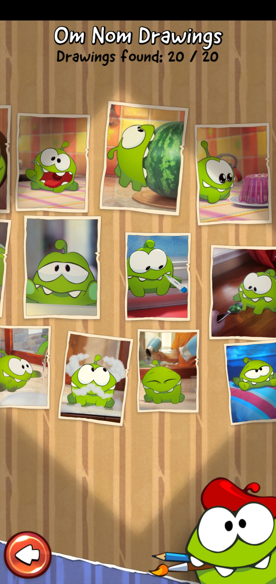 Where Are All The Hidden Drawings In Cut The Rope? - Arqade with Cut The Rope Hidden Pictures
