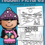 Winter Hidden Picture Worksheets In Hidden Pictures Winter Theme
