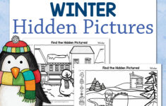 Winter Hidden Pictures Printable Packet - Mamas Learning Corner pertaining to Hidden Pictures Winter Theme