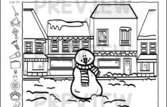Winter Hidden Pictures Worksheets Seek And Find Objects - Etsy for Hidden Pictures Winter Theme