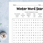 Winter Word Search: Free Printable Worksheet Plus Answer Key With Regard To Hidden Pictures First Day Of Winter Answer Key