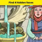 You Have High Brain Power If You Can Find 4 Hidden Faces In The Pertaining To Pictures That Have Hidden Pictures
